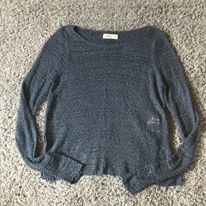 Grey/blue summer sweater